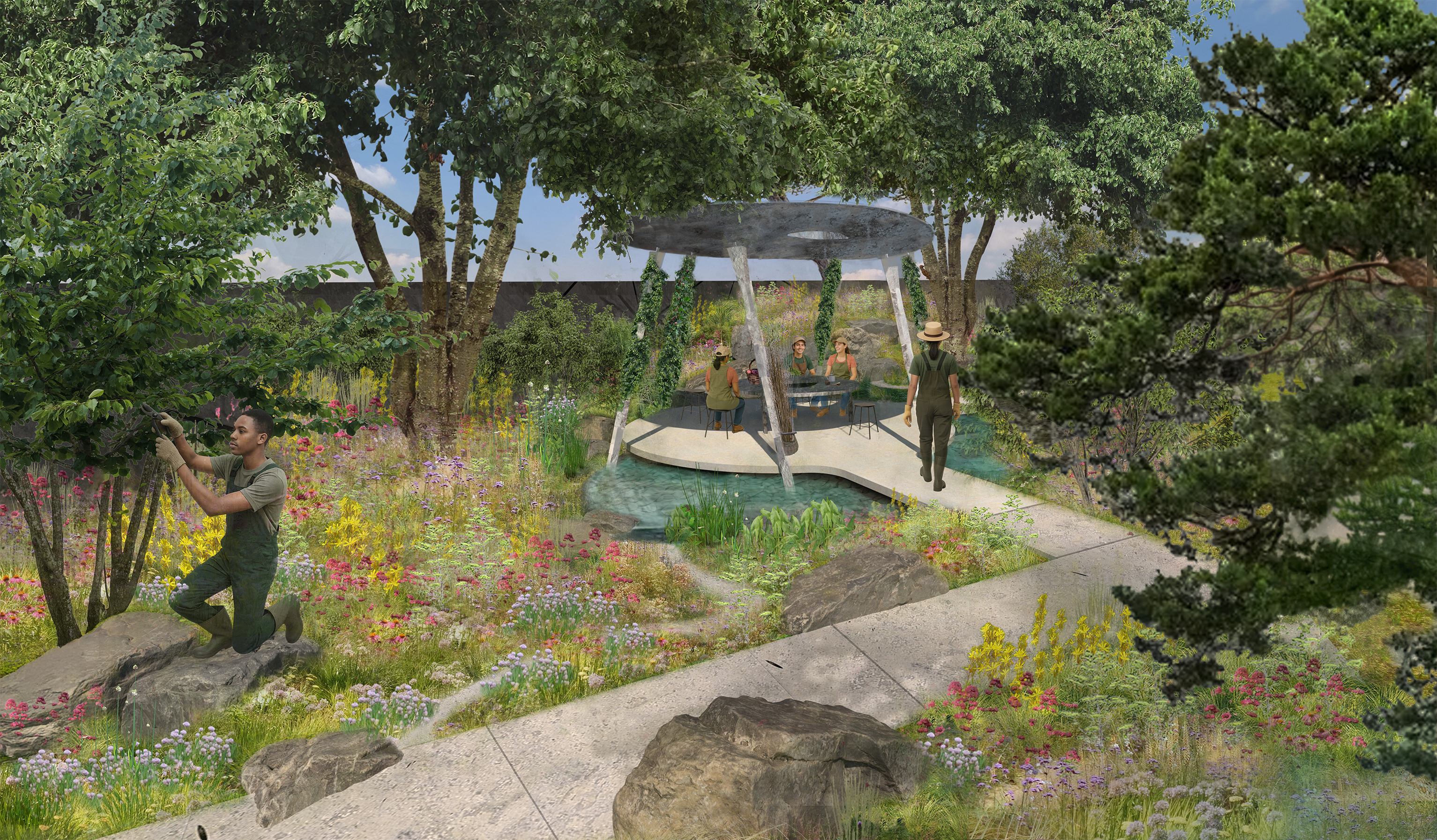 The Eden Project Bring Me Sunshine Garden at RHS Chelsea Flower